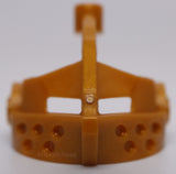 Lego Castle Pearl Gold Minifig Pointed Visor