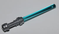 Lego Star Wars Metallic Silver Hilt with 4L Blue Bar Light Saber Blade