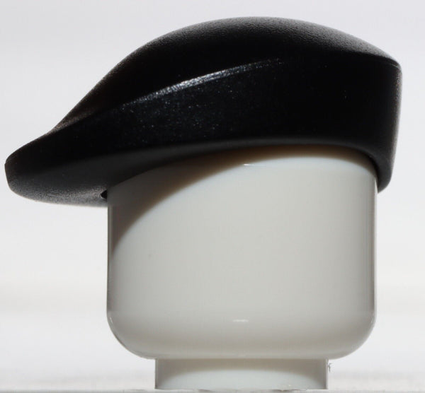 Lego Black Hat Minifig Headgear Beret Cap