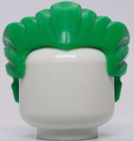 Lego Green Minifig Headgear Hair Swept Back with Widow's Peak Joker