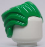 Lego Green Minifig Headgear Hair Swept Back with Widow's Peak Joker