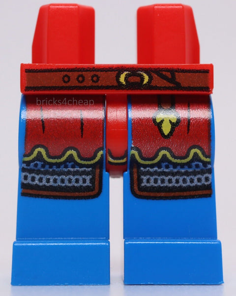 Lego Castle Red Hips Blue Legs Red Surcoat Reddish Brown Belt Silver Chain Mail