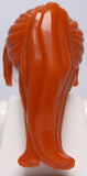 Lego Dark Orange Minifig Hair Female Ponytail Long Side Bangs