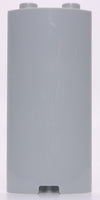 Lego 2x Light Bluish Gray Wall Cylinder Quarter 2 x 2 x 5 with 1 x 1 Cutout