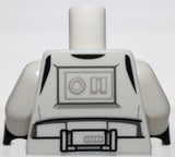 Lego Star Wars White Torso Armor Stormtrooper Armor Pattern no Shoulder Belts