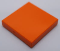 Lego 16x Orange 2 x 2 Tile with Groove