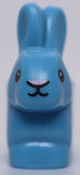 Lego Sand Blue Animal Bunny Rabbit Pink Nose