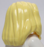 Lego Bright Light Yellow Minifig Hair Female Mid-Length Part over Right Shoulder