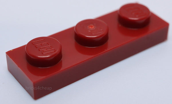 Lego 20x Dark Red 1 x 3 Plate