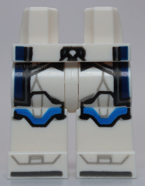 Lego Star Wars White Legs Blue Markings and Dark Blue Kama Pattern 501st Legion