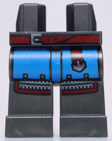 Lego Hips and Legs with Blue Surcoat Reddish Brown Belt and Silver Chain Mail