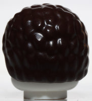 Lego Dark Brown Minifig Hair Male with Coiled Texture
