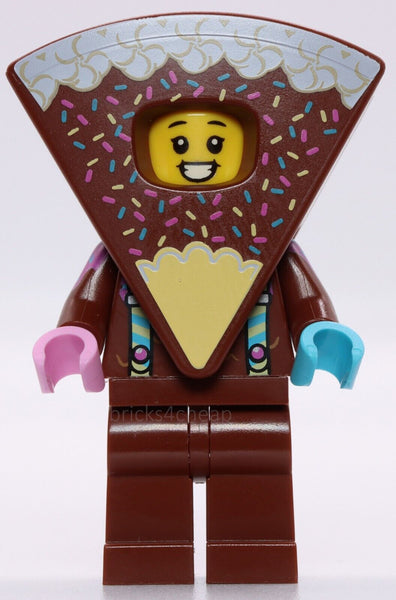 Lego Reddish Brown Minifig Chocolate Costume Guy Icing Sprinkles