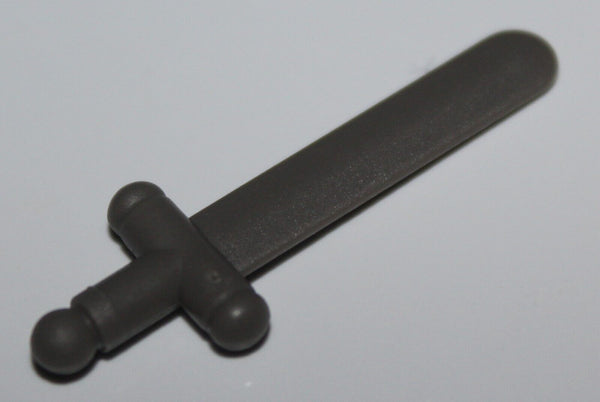 Lego Castle Dark Gray Sword Shortsword Minifig Weapon