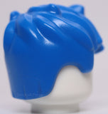 Lego Blue Minifig Hair Short and Messy