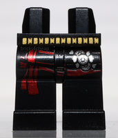 Lego Black Legs with Sash and Buckle Pattern