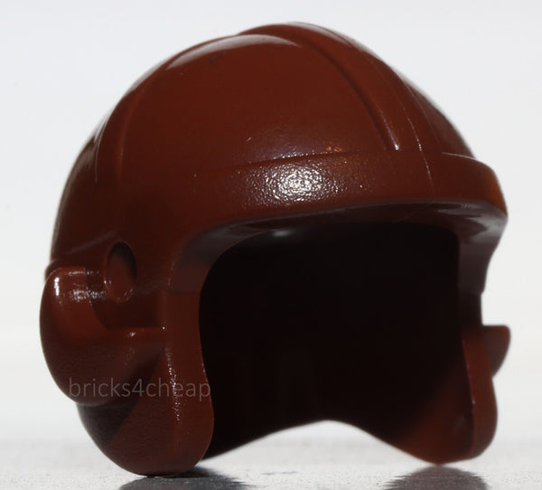 Lego Reddish Brown Aviator Helmet Minifig Headgear