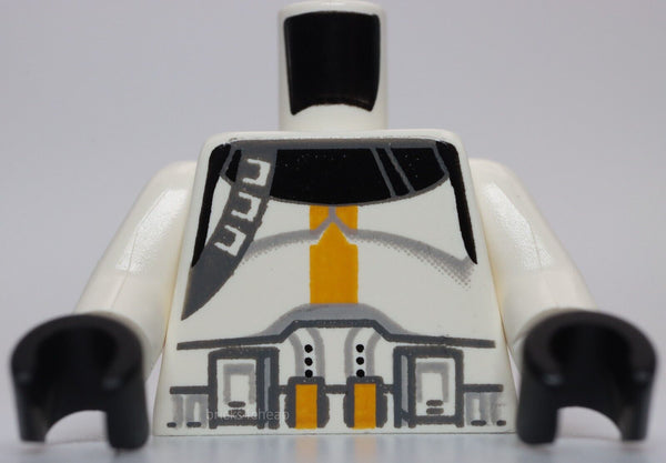 Lego Star Wars Star Corps Minifig Torso Clone Trooper Yellow Stripe