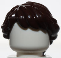 Lego Dark Brown Minifig Headgear Hair Female Ponytail Long French Braided