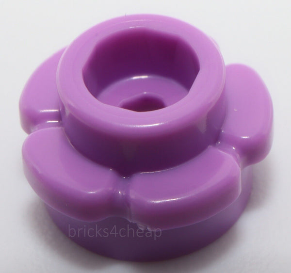 lego lavender flower Lego 25x Medium Lavender Plate Round 1 x 1 with Flower Edge 5 Petals – Gems In the Attic