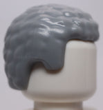 Lego Light Bluish Gray Minifig Hair Male with Coiled Texture