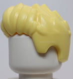 Lego Bright Light Yellow Mini Doll Hair Short Spiked Swept Up in Front