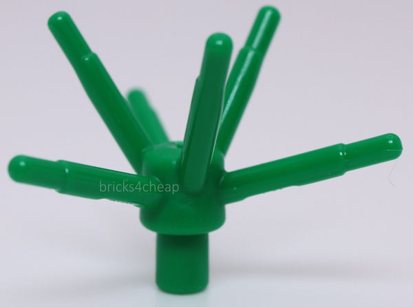 Lego 6x Green Plant Flower Stem with Bar and 6 Stems