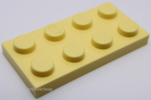 Lego 6x Bright Light Yellow Plate 2 x 4