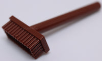 Lego 2x Reddish Brown Minifig Utensil Push Broom