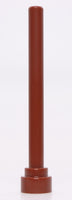 Lego 20x Reddish Brown Antenna 4H - Flat Top Bar