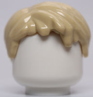 Lego 2x Tan Male Short Tousled Hair with Side Part