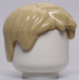 Lego 2x Tan Male Short Tousled Hair with Side Part