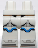 Lego Star Wars White Hips Legs Clone Trooper Armor Blue Markings Pattern