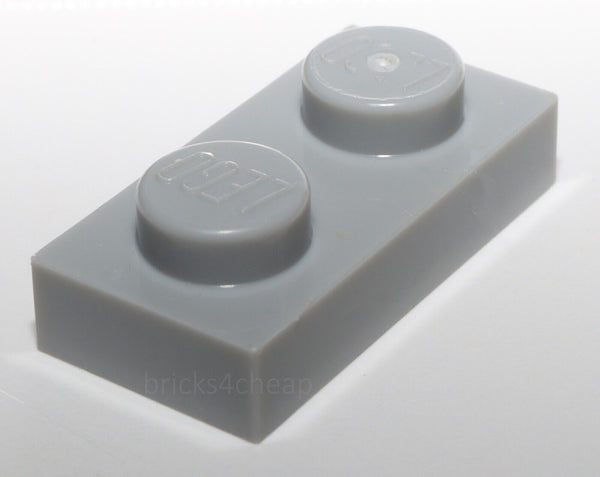 Lego 20x Light Bluish Gray 1 x 2 Plate