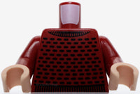 Lego Dark Red Torso Crew Neck Sweater with Black Pattern Dark Red Arms