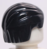 Lego Black Minifig Hair Combed Front to Rear Draco