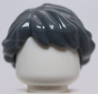 Lego Dark Bluish Gray Minifig Hair Female Ponytail Long French Braided