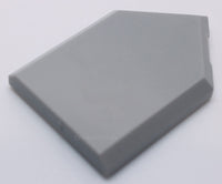 Lego 15x Light Bluish Gray Tile Modified 2 x 3 Pentagonal