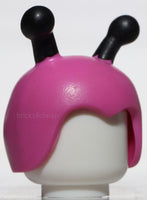 Lego Dark Pink Minifig Headgear Cap Insect Black Antennae Bumblebee