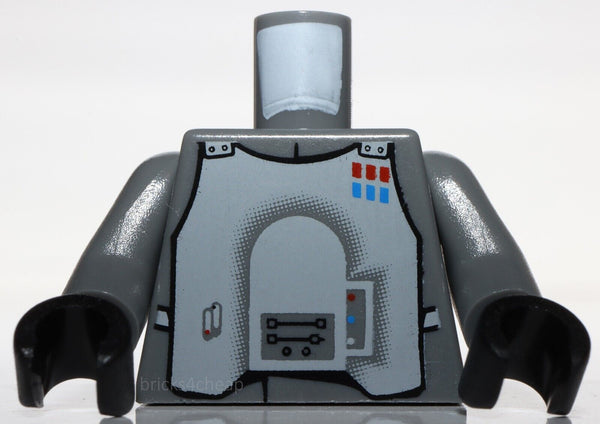 Lego Star Wars Dark Bluish Gray Imperial Officer 3 Hoth Pattern