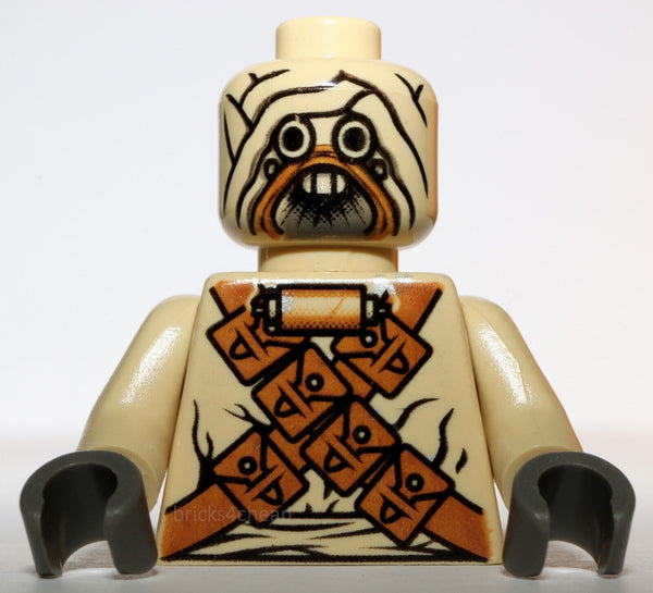 Lego Star Wars Tusken Raider Minifig Torso with Head