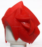 Lego Red Minifig Headgear Hair Angular Swept Back Ha-Ya-To