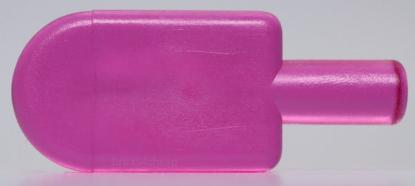 Lego Trans Dark Pink Popsicle Minifig Food Ice Dessert