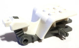 Lego 4x Tricycle Body White with Dark Bluish Gray Chassis