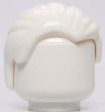 Lego White Minifig Hair Combed Front to Rear Count Dooku