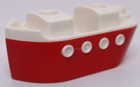 Lego Red and White Minifig Legwear Costume Boat