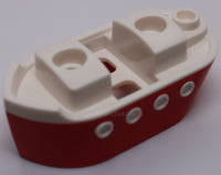 Lego Red and White Minifig Legwear Costume Boat