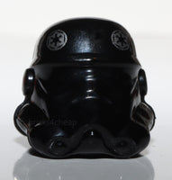 Lego Star Wars Black Minifig Headgear Helmet SW Stormtrooper TIE Pilot Pattern