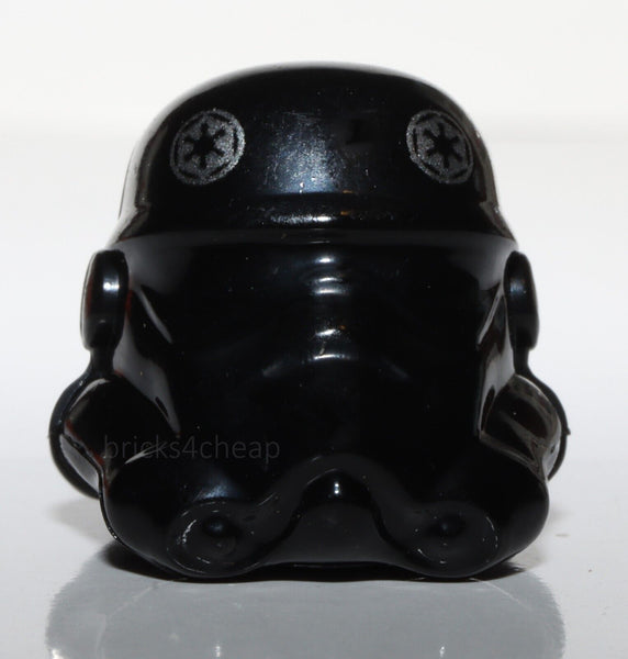 Lego Star Wars Black Minifig Headgear Helmet SW Stormtrooper TIE Pilot Pattern