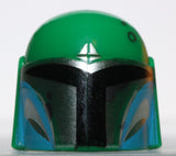 Lego Star Wars Green Minifig Helmet Holes Mandalorian